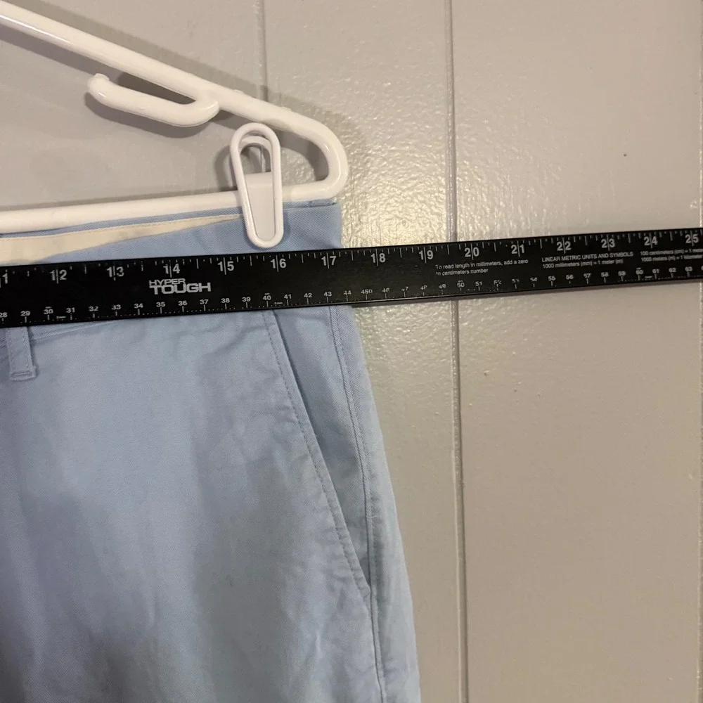J.Crew Chino Pants Mens 34 Light Blue Slim‎ Straight Cotton Trousers
